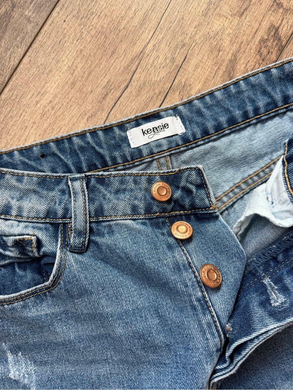 Kensie High-Rise Blue Denim Jeans